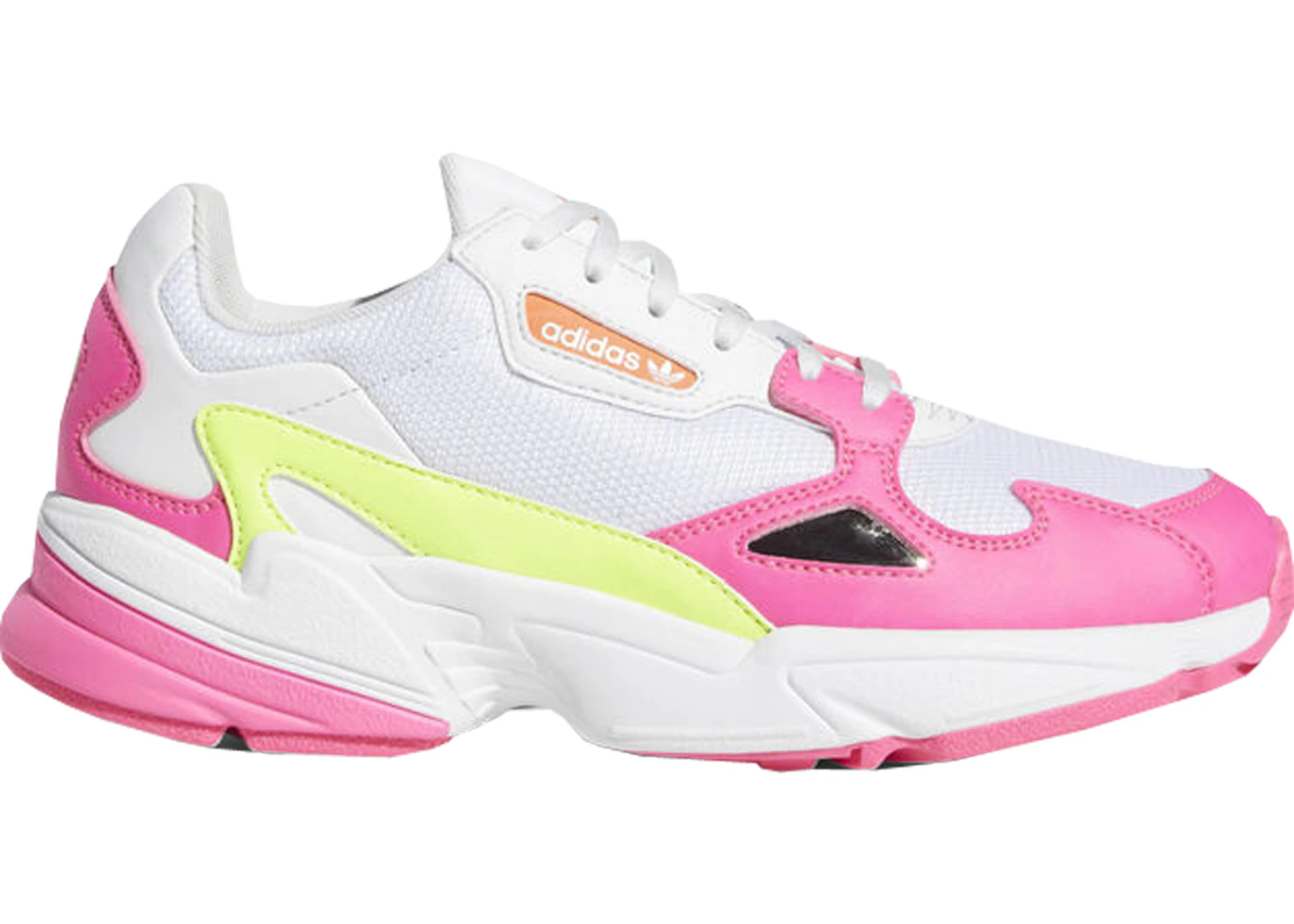 adidas Falcon Shock Pink Solar Yellow Women s EE4405 US