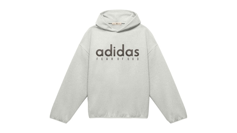 adidas Fear Of God Athletics Cotton Fleece Hoodie Medium Grey