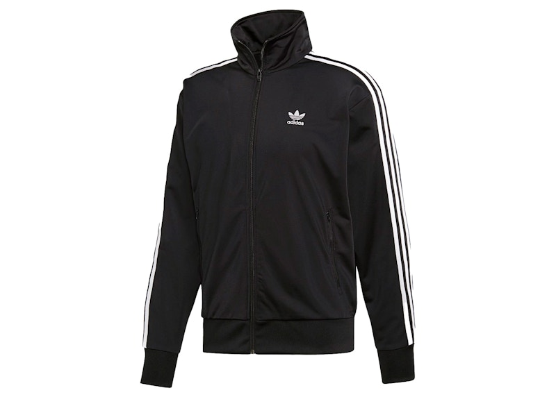 adidas Firebird Track Jacket Black/White Men's - FW22 - US