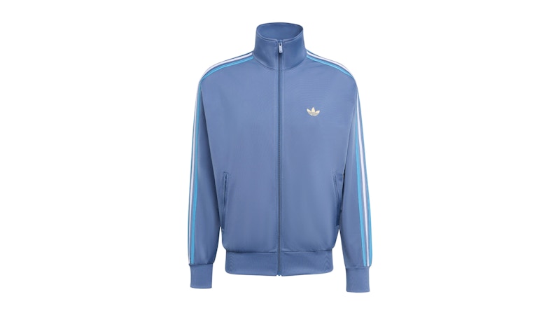 adidas Firebird Track Top Crew Blue Light Blue White Men's - FW25 - US