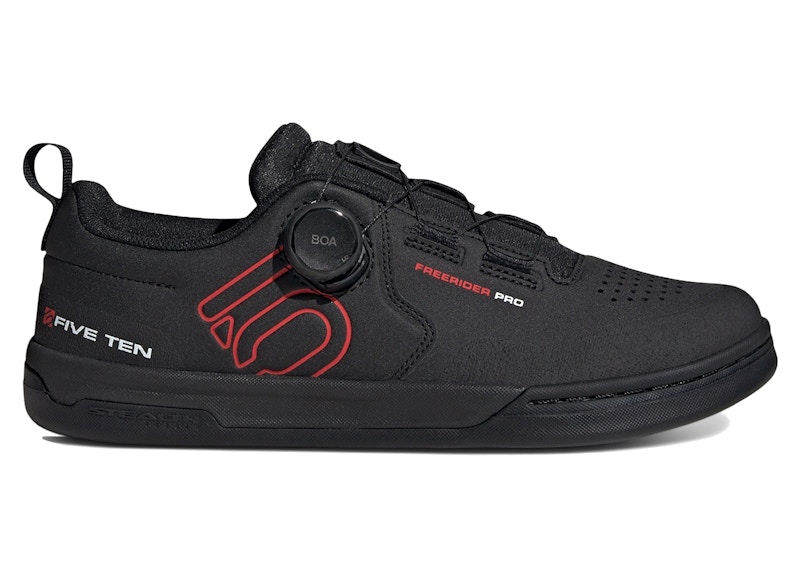Five Ten Freerider Pro BOA Flat Shoes - Men's Core Black/Red/FTWR White 11.5 main image 0