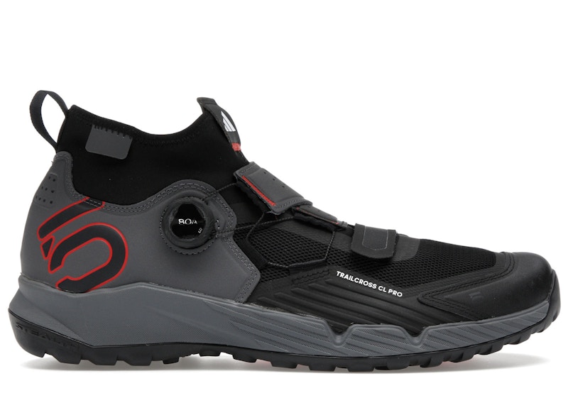 adidas Five Ten Trailcross Pro Clip-In Grey Core Black Red Men's ...