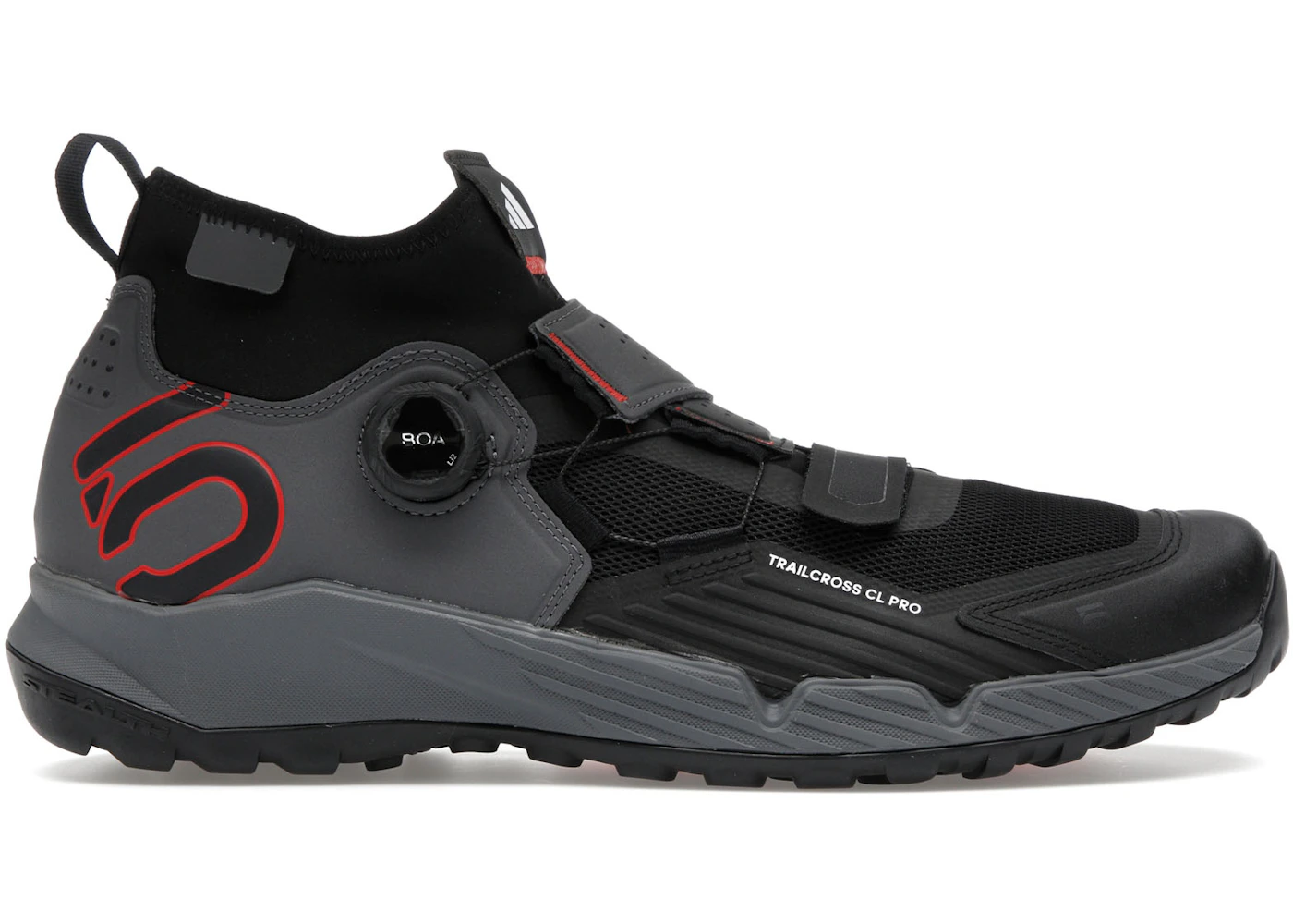 adidas Five Ten Trailcross Pro Clip-In Grey Core Black Red Men's ...
