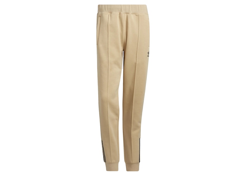 adidas Fleece SST Track Pant Magic Beige/Black Men's - FW22 - US