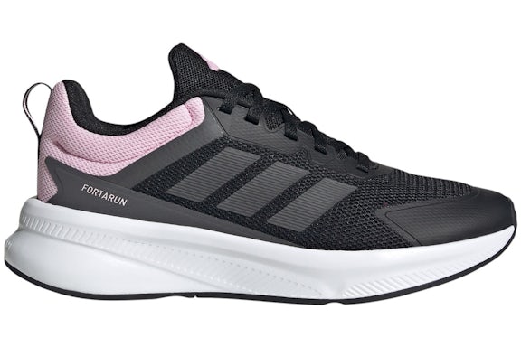 Adidas Fortarun 4.0 Core noir gris Six rose clair (GS)