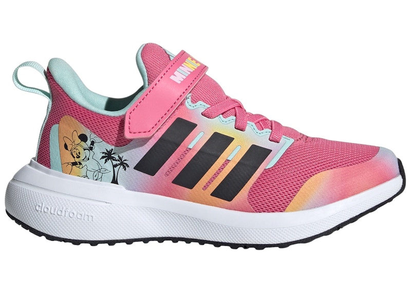 Pre-owned Adidas Originals Fortarun Disney Sneakers In Pink Fusion/core Black/spark