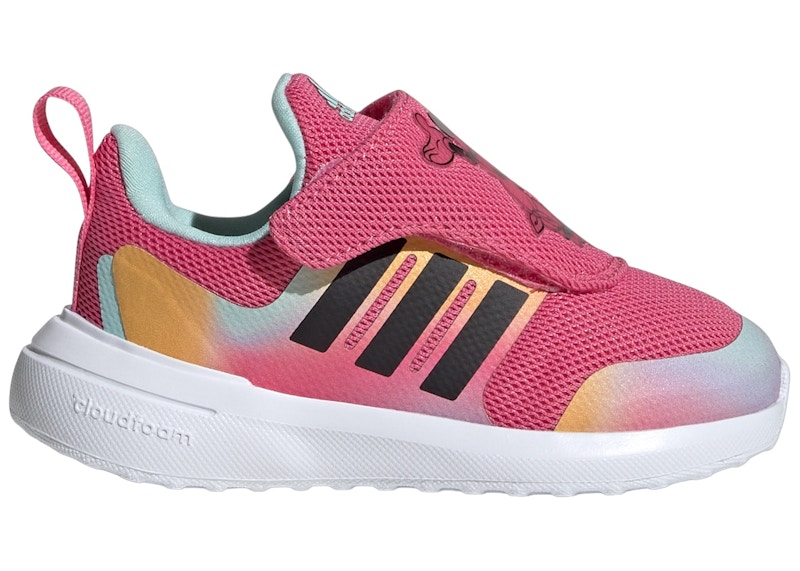 Pre-owned Adidas Originals Fortarun Disney Sneakers In Pink Fusion/core Black/spark