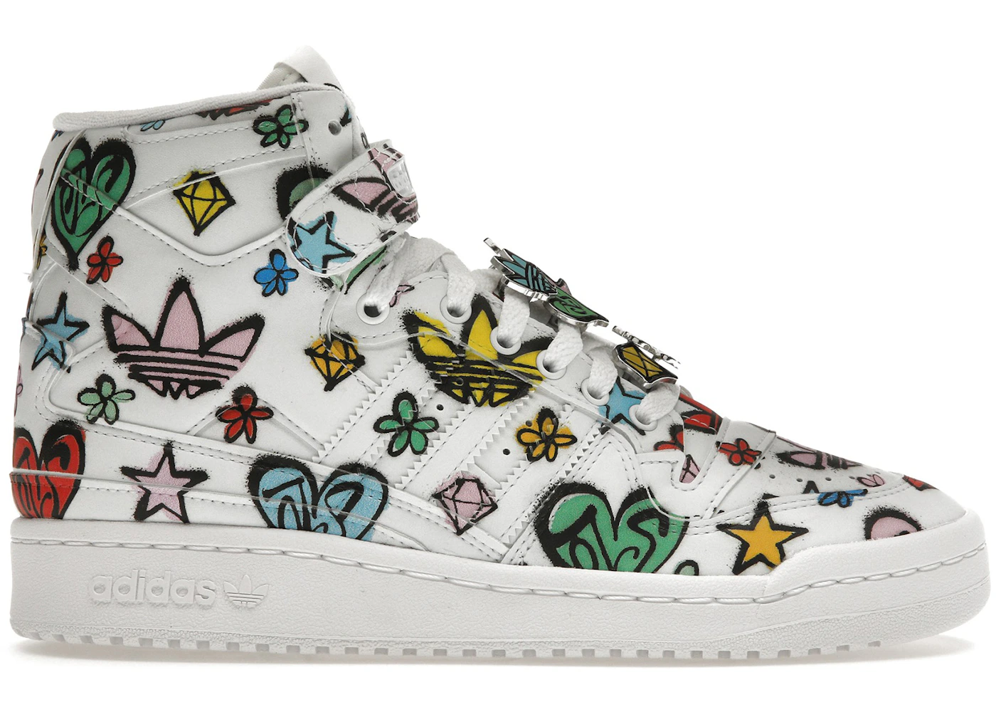 adidas Forum 84 Hi Jeremy Scott Monogram Graffiti Men's - HQ1128 - US