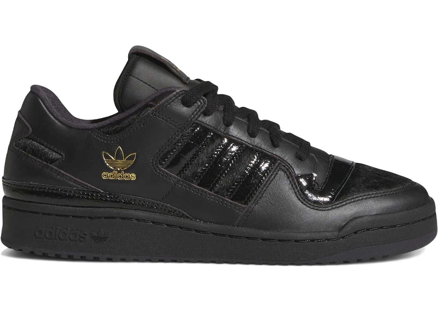 adidas Forum 84 Low CL Black Aurora Black Gold Men's - JQ1523 - US adidas Forum 84 Low CL Black Aurora Black Gold Men's - JQ1523 - US