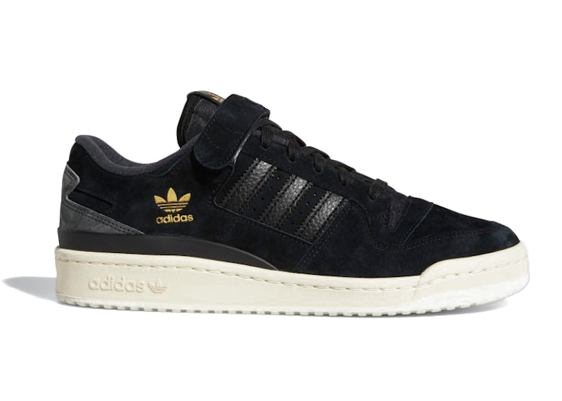 adidas Forum 84 Low Core Black Gold Men's - Q46366 - US