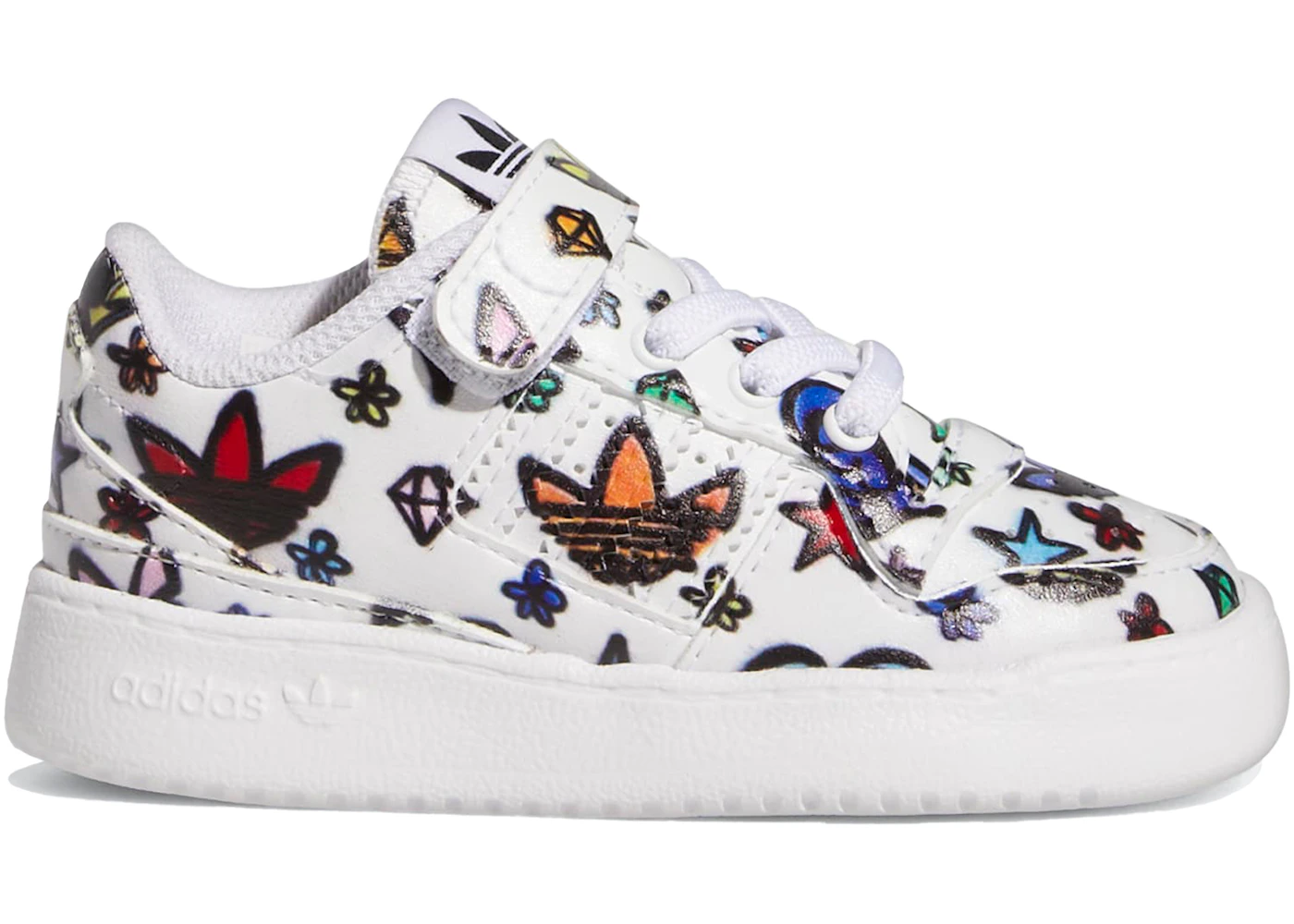 adidas Forum 84 Low Jeremy Scott Monogram Graffiti (GS) Kids' - GX7177 - US