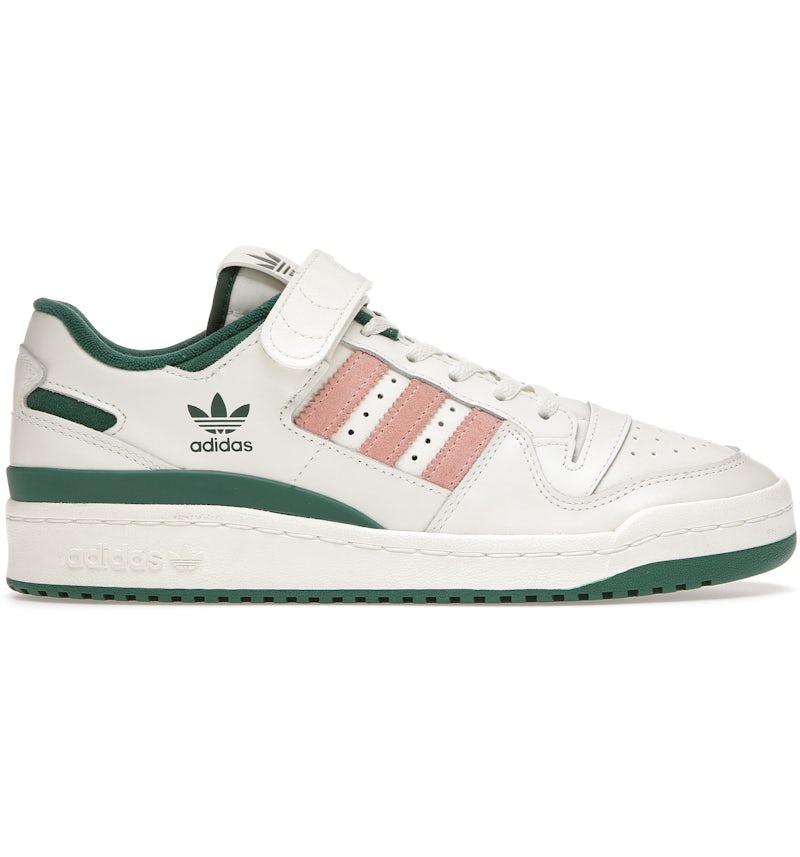 adidas Forum 84 Low Off White Green Pink Men's - H01671 - US adidas Forum 84 Low Off White Green Pink Men's - H01671 - US
