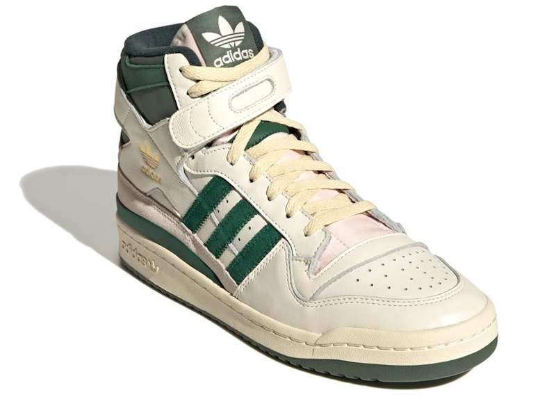 adidas Forum 84 Off White Team Dark Green Men's - GW2203 - US