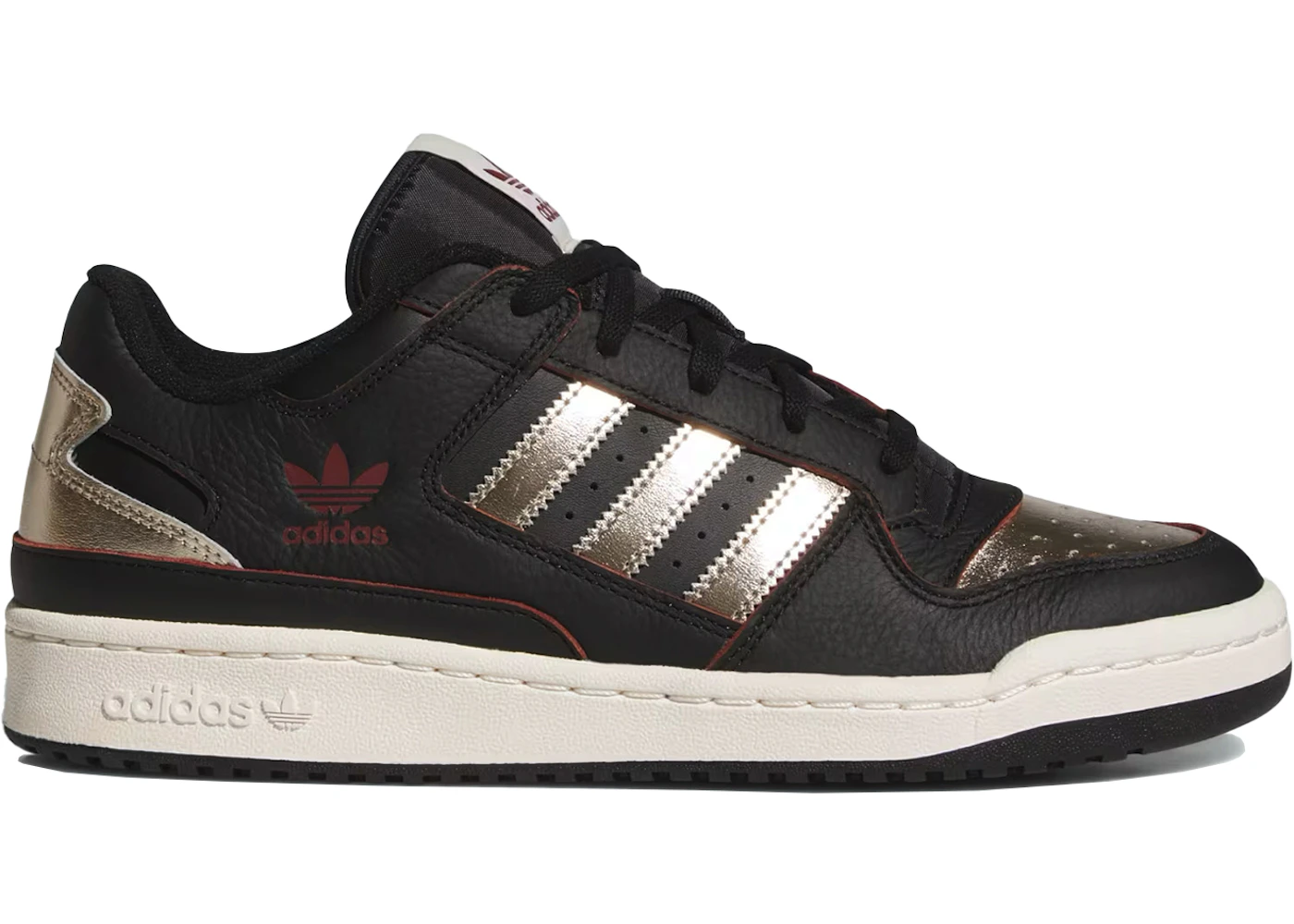 adidas Forum Low CL Black Cyber Metallic Off White Men's - JI3270 - US adidas Forum Low CL Black Cyber Metallic Off White Men's - JI3270 - US