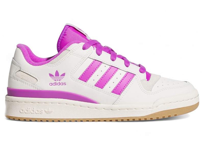 adidas Forum Low CL Cloud White Purple Burst Cream White