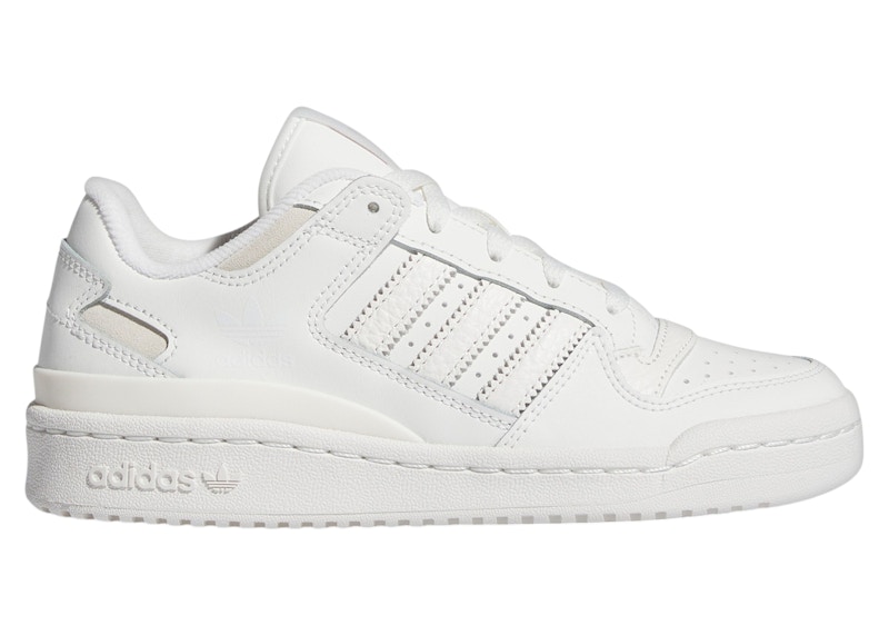 Pre-owned Adidas Originals Forum Low Cl Sneakers In Core White/cloud White/grey One In Multi