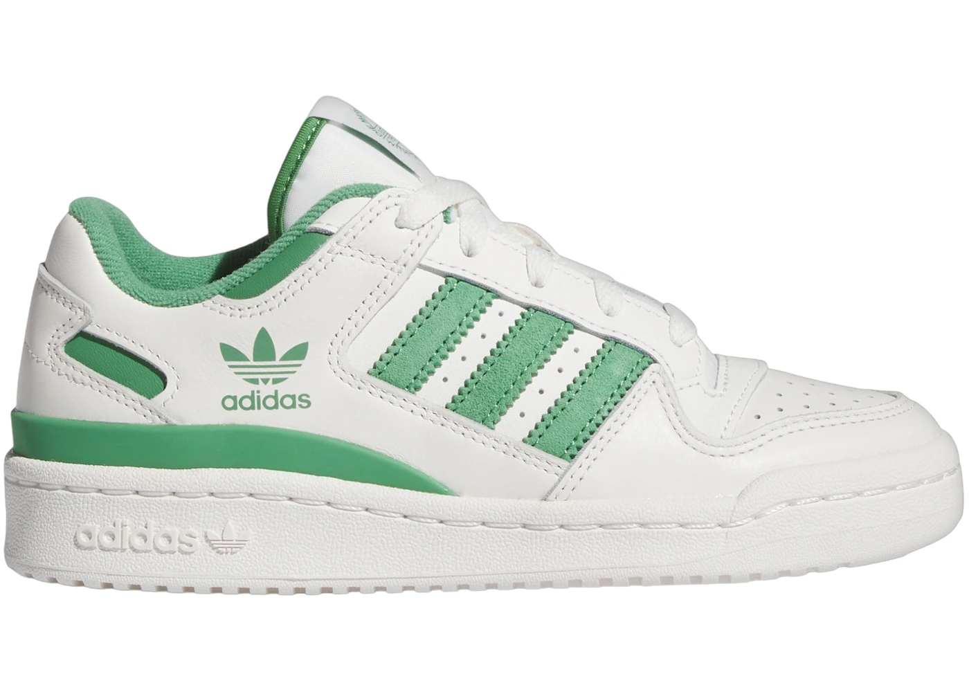 adidas Forum Low CL J Cloud White Preloved Green (GS) ID8722 US