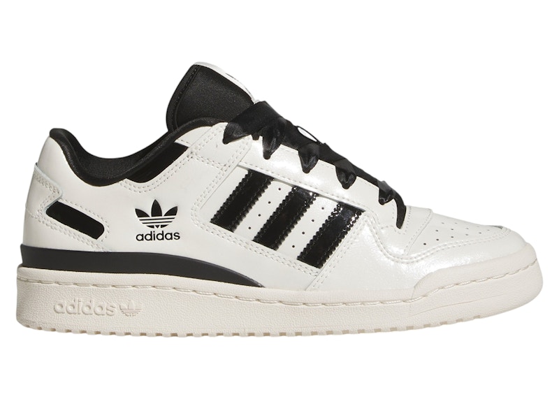 スニーカー adidas Forum Low CL Black White IE7218 adidas Forum Low CL Off White Core Black (Women's) - JR0499 - US