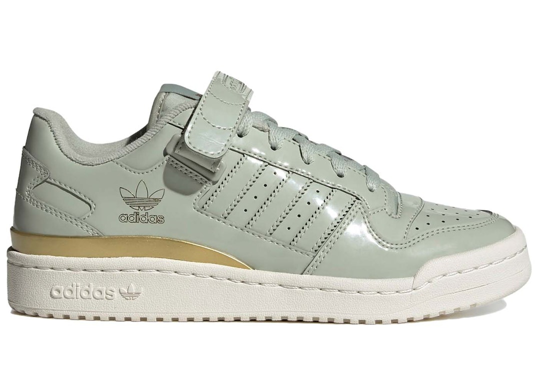 Pre-owned Adidas Originals Adidas Forum Low Halo Green Matte Gold (women's) In Halo Green/off White/matte Gold