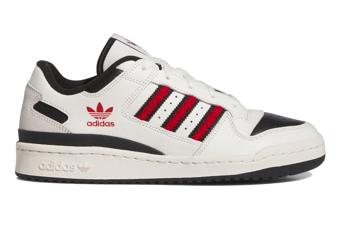 Pre-owned Adidas Originals Adidas Forum Low Louisville In Core Black/cloud White/team Power Red 2