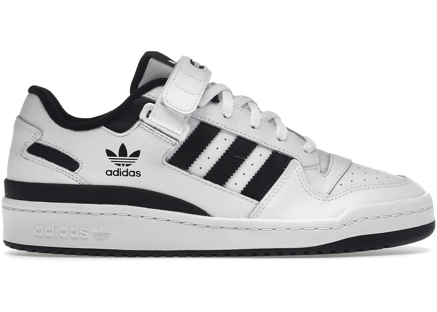 adidas Forum Low White Black Men's - FY7757 - US adidas Forum Low White Black Men's - FY7757 - US