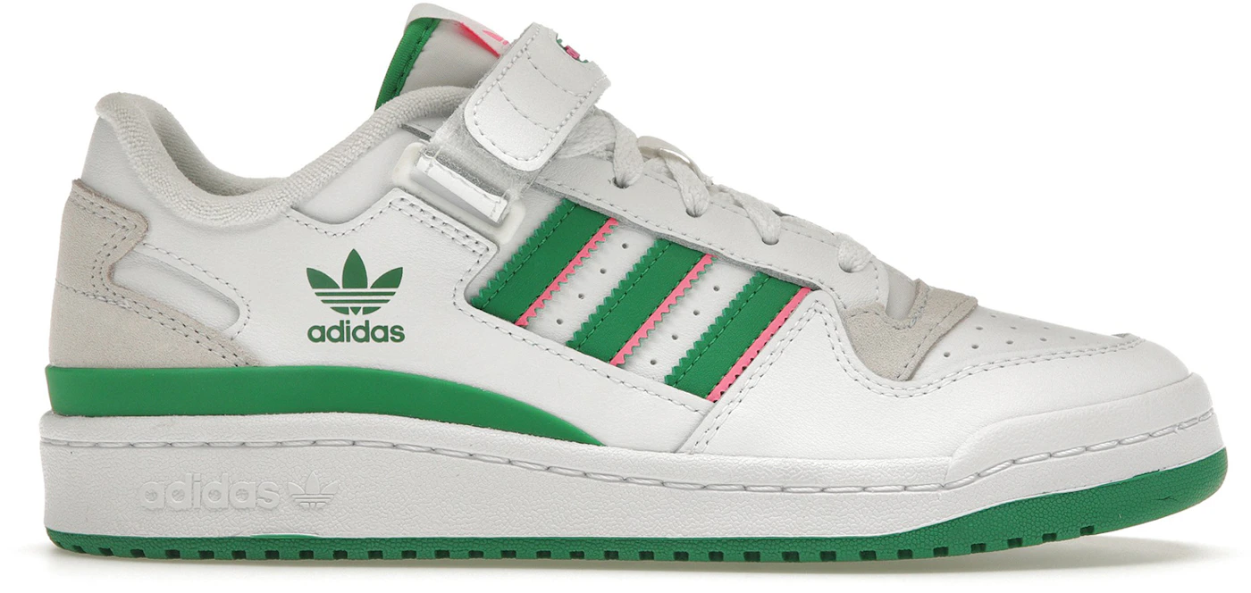 adidas Forum Low White Green Lucid Pink (Women's) - IE7422 - US