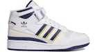 adidas Forum Mid Blanc Dark Bleu Crew Jaune (femme)