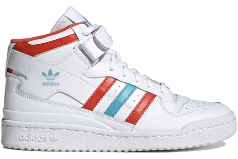 adidas Forum Mid Blanc Preloved Rouge Bleu (femme) Style HQ1952 FR