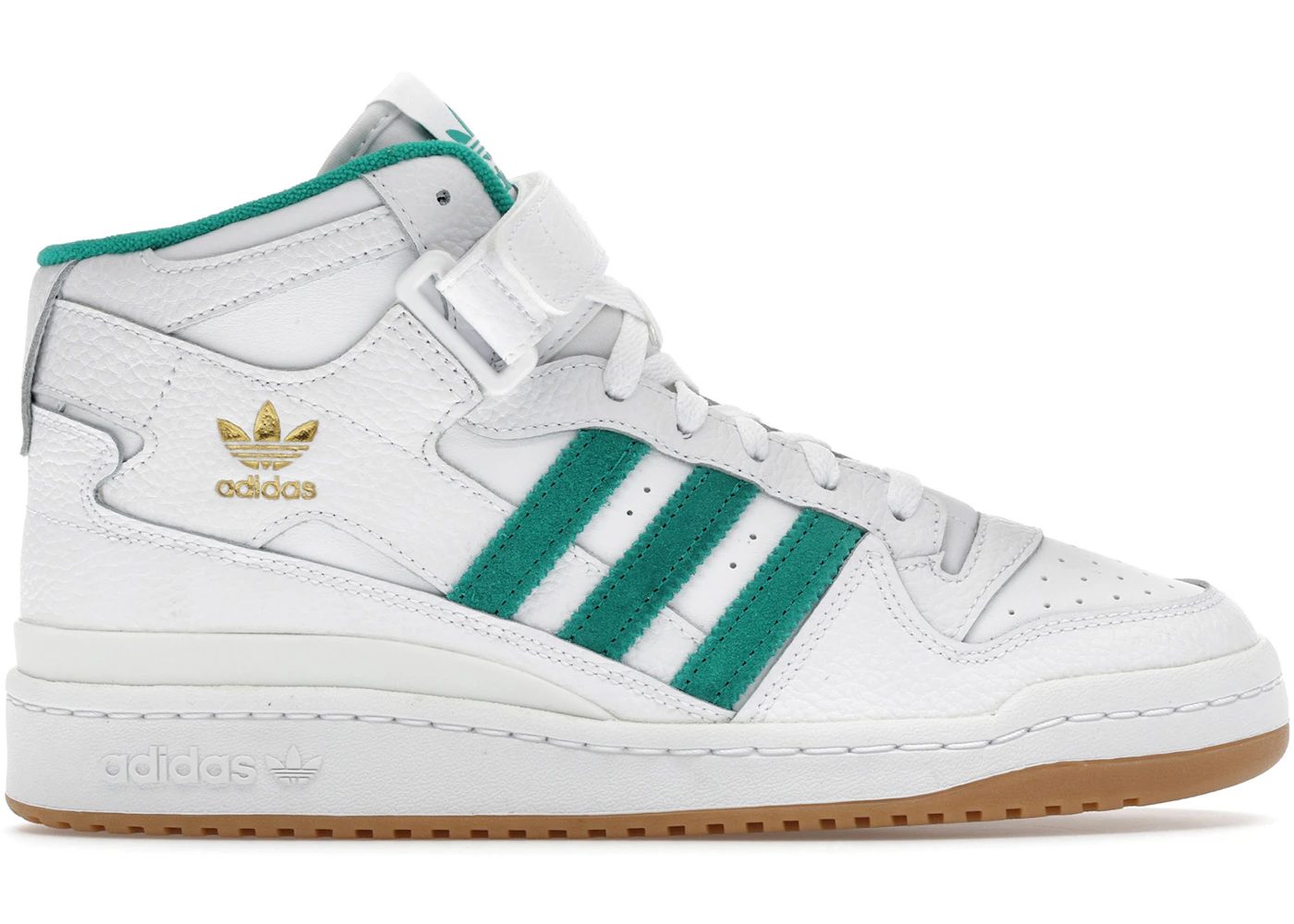 adidas Forum Mid White Teal Men's - H00749 - US adidas Forum Mid White Teal Men's - H00749 - US