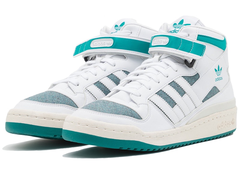 adidas Forum Mid Zalando Exclusive Aqua Green Men s Sneakers US