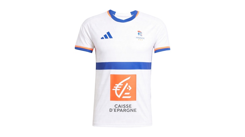 Pre-owned Adidas Originals Women's France Handball Replica Jersey In White