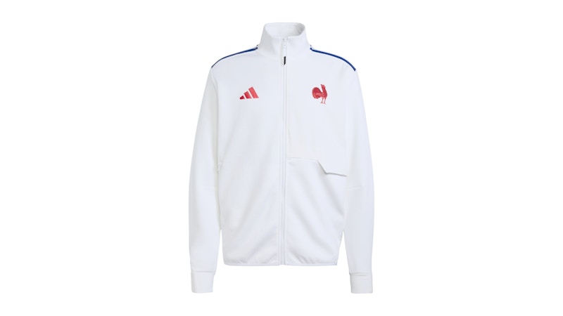 adidas France Rugby Anthem Jacket White