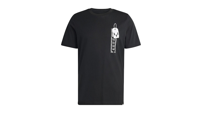 adidas Fun Graphic T-Shirt Black Men's - SS26 - US