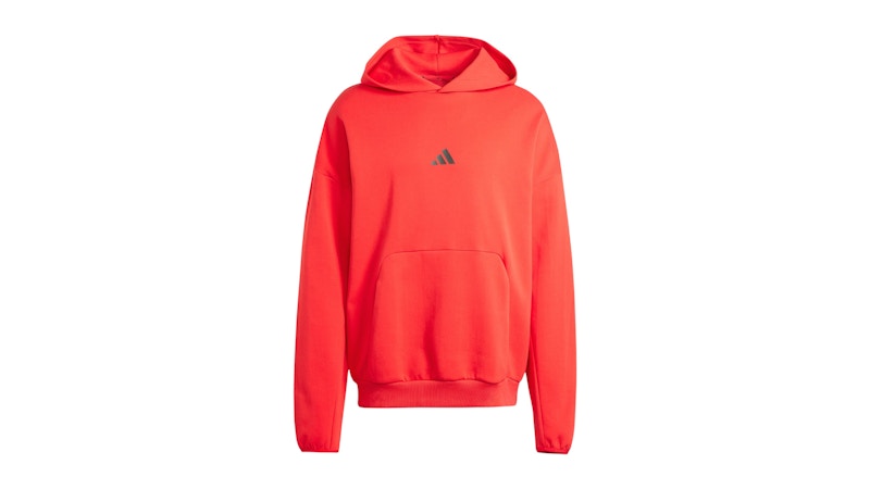 Felpa con cappuccio adidas Future Icons Small Logo Pure Ruby