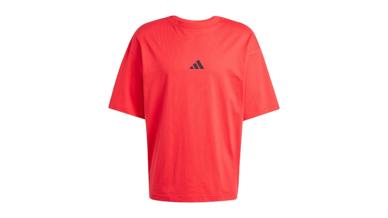 adidas Future Icons Small Logo T-Shirt Pure Ruby