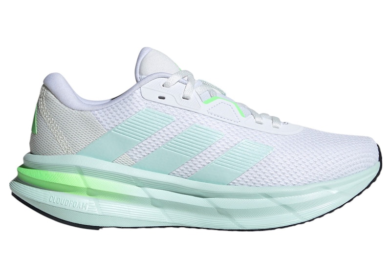 adidas Galaxy 7 Cloud White Halo Mint Lime Burst (Women's