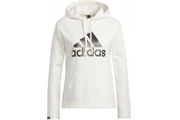 adidas Game And Go Big Logo Pullover Hoodie Chalk White