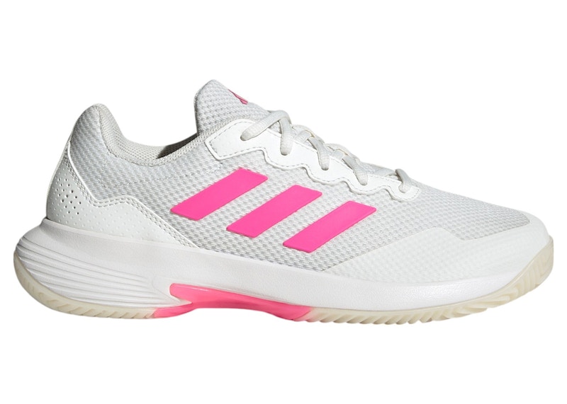 adidas Gamecourt 2.0 Core White Lucid Pink Core Black