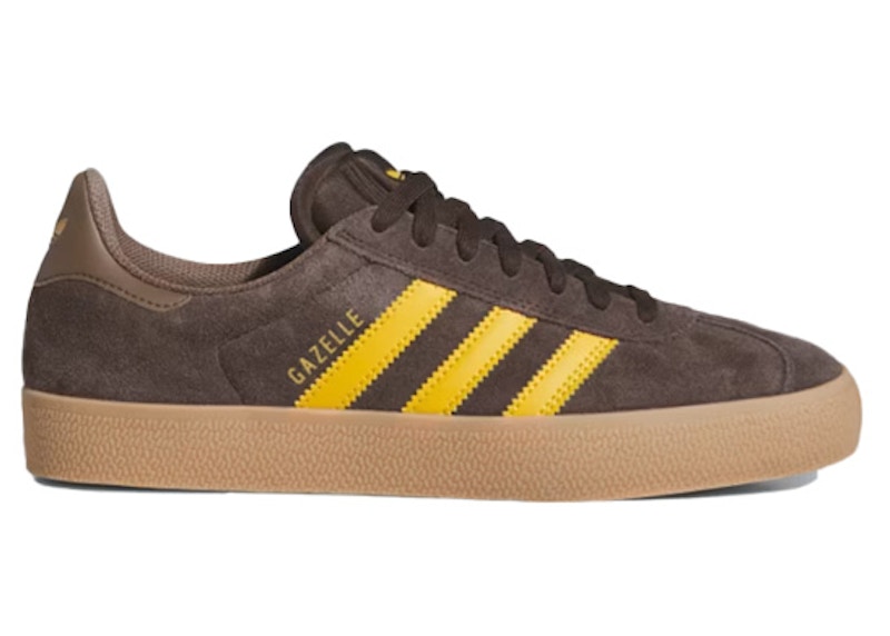 adidas Gazelle ADV Dark Brown Preloved Yellow