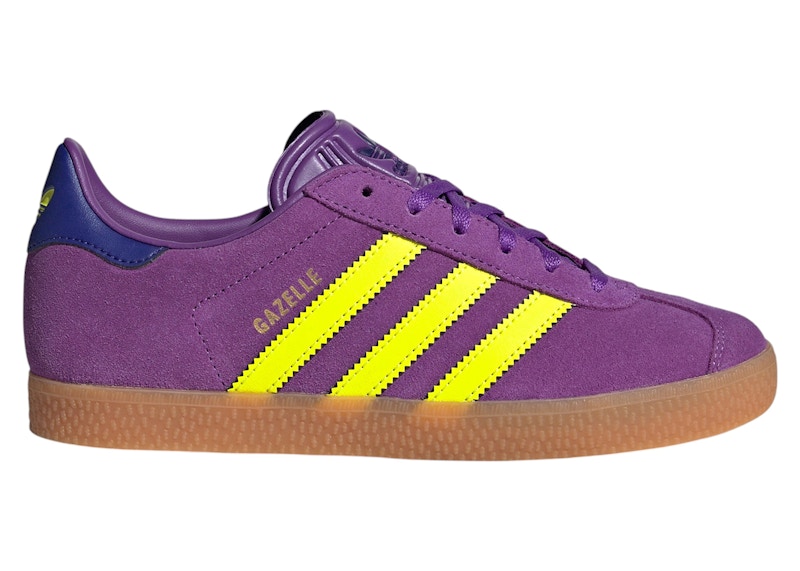 adidas Gazelle Active Purple Solar Yellow Collegiate Purple (GS)