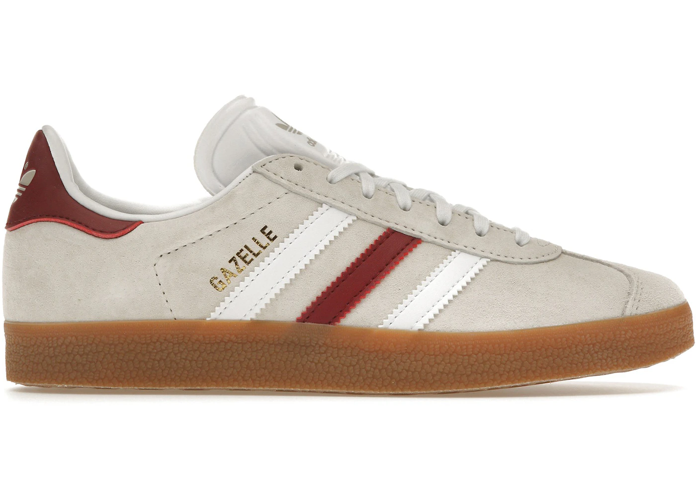 Adidas gazelle off white burgundy Clearance