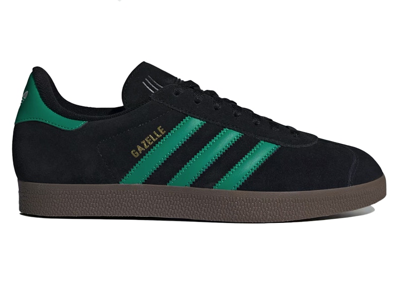 adidas Gazelle Black Court Green