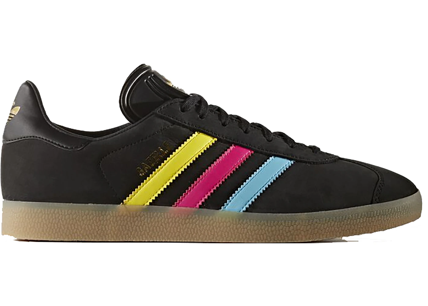 Adidas gazelle color stripe shop