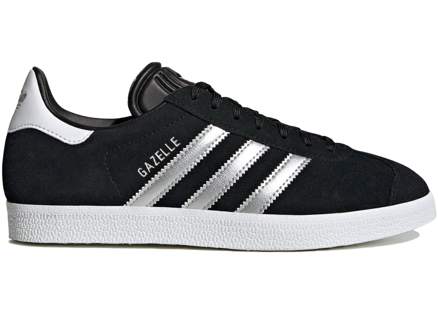 Adidas gazelle core black silver metallic Clearance