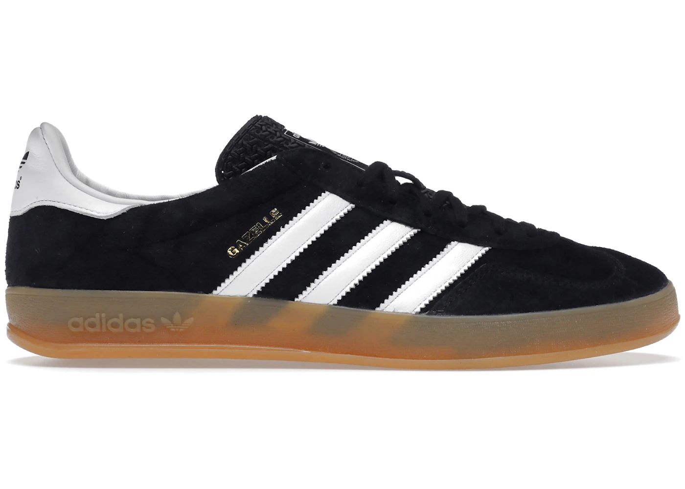 adidas Gazelle Black White Gum Men's - H06259 - US adidas Gazelle Black White Gum Men's - H06259 - US