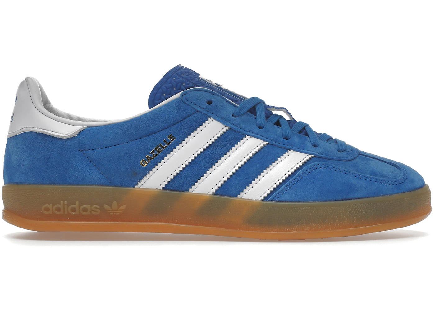 adidas Gazelle Indoor Blue Bird Gum Men's - H06260 - US adidas Gazelle Indoor Blue Bird Gum Men's - H06260 - US