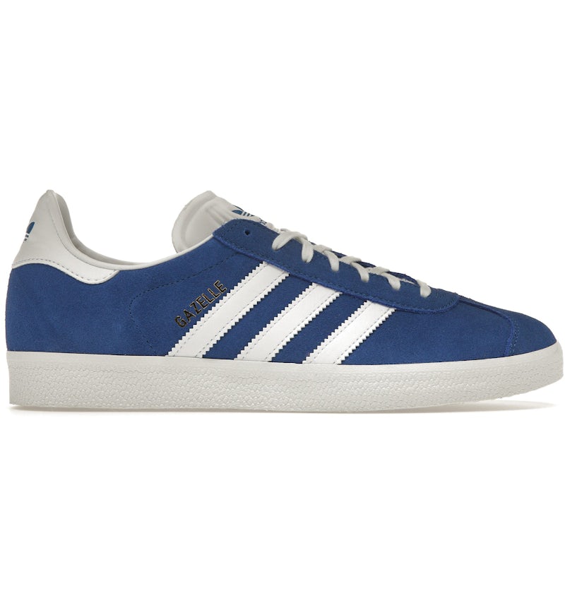 adidas Gazelle Blue Cloud White Gold Metallic Men's - GX2207 - US adidas Gazelle Blue Cloud White Gold Metallic Men's - GX2207 - US