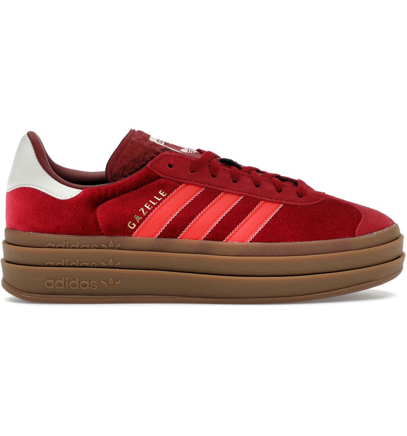 adidas Gazelle Bold Bright Red Velvet (Women's) - IG4388 - US adidas Gazelle Bold Bright Red Velvet (Women's) - IG4388 - US