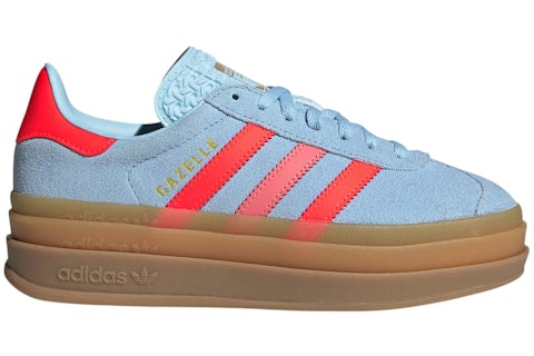 adidas Gazelle Bold Clear Sky Solar Red Gold Metallic (GS) - JR5950 - US adidas Gazelle Bold Clear Sky Solar Red Gold Metallic (GS) - JR5950 - US