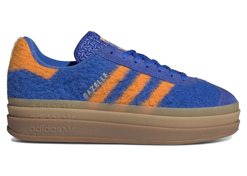adidas Gazelle Bold Hi-Res Blue Bright Orange (Women's) - JS3906